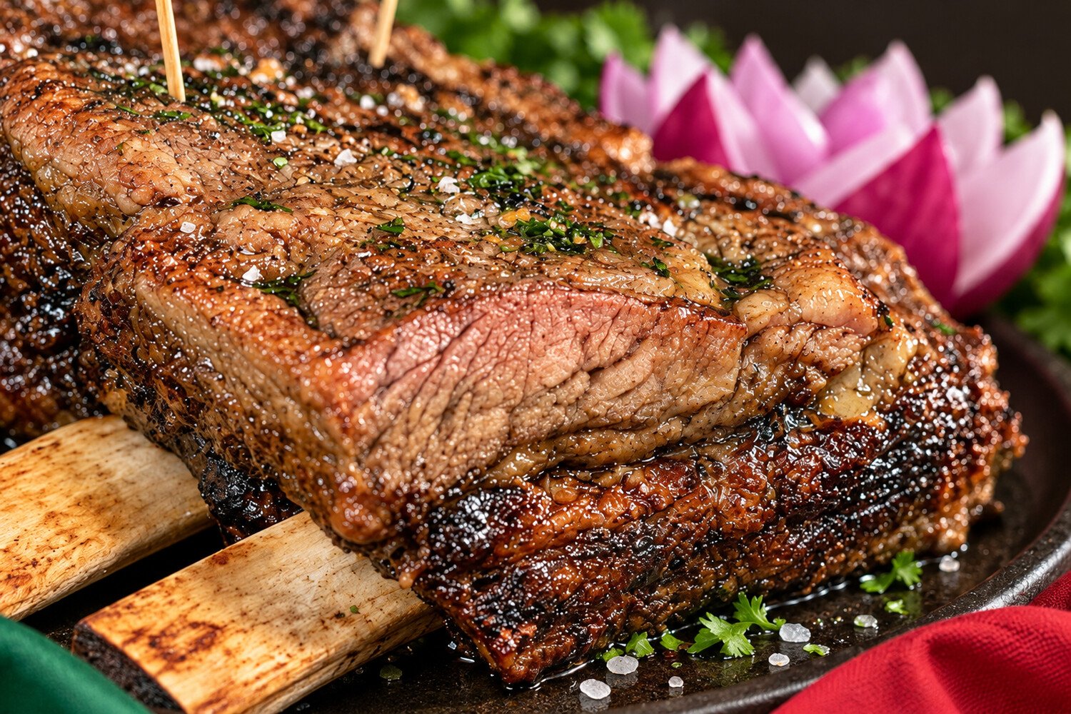 Carne a la brasa