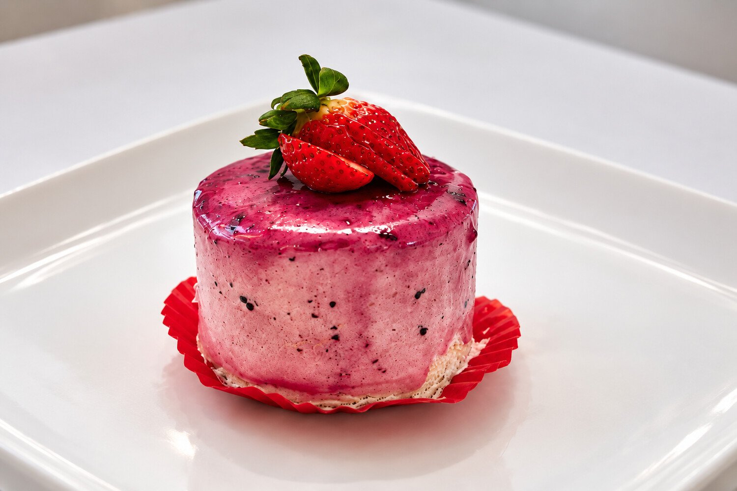 Postre de frutos rojos